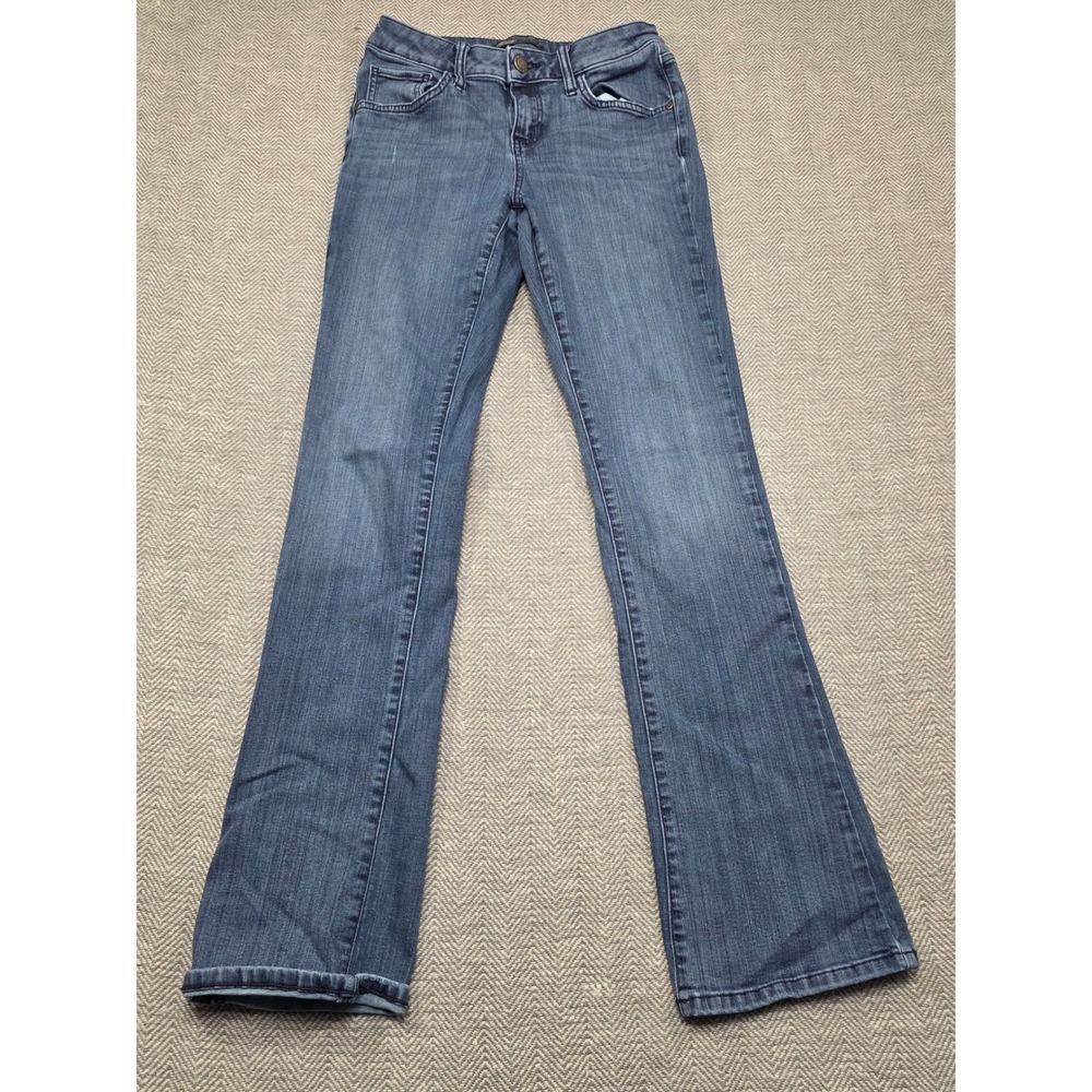 Simply Vera Vera Wang Blue Bootcut Jeans Size 4‎ Stretch Denim Medium Wash